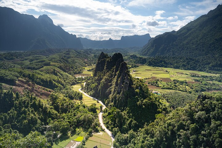 Vang Vieng Tour B Nam Xay Viewpoint Hike and Blue Lagoon 1 Tour