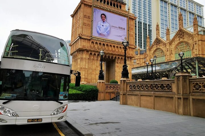 Hop-On Hop-Off Open Top Bus Tour in Macau