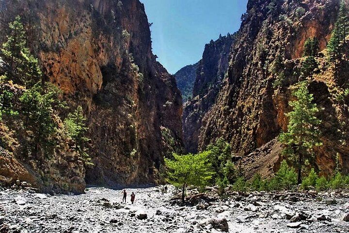 Crete : Samaria Easy way Gorge from Sfakia with Private Transfer