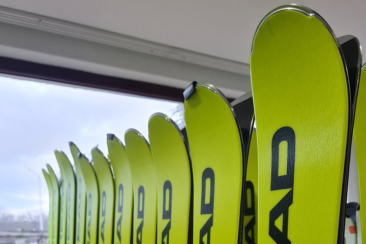 Ski and snowboard equipment in Bansko,Bulgaria