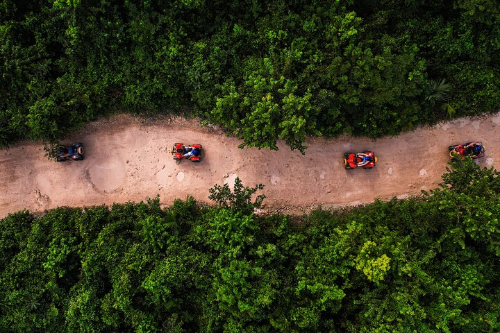 Cancun ATV Jungle Adventure, Ziplines, Cenote and Tequila Tasting