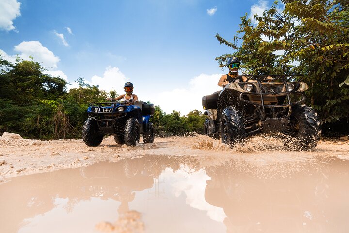 Cancun ATV Jungle Adventure, Ziplines, Cenote and Tequila Tasting