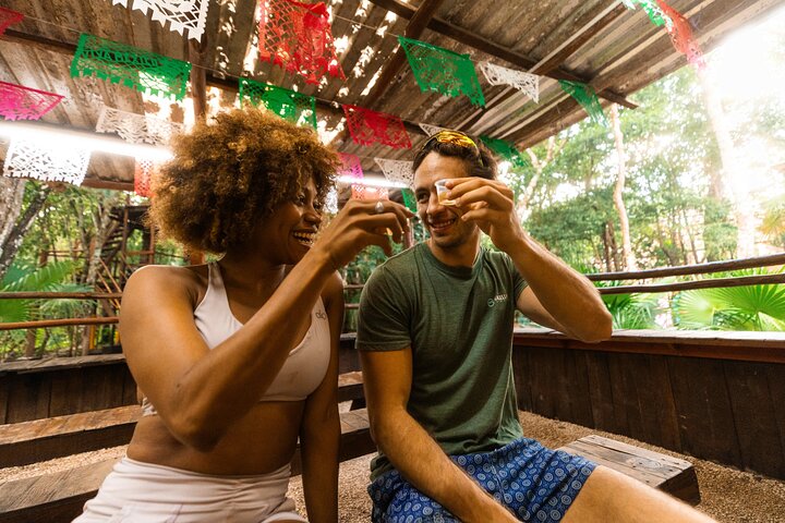 Cancun ATV Jungle Adventure, Ziplines, Cenote and Tequila Tasting