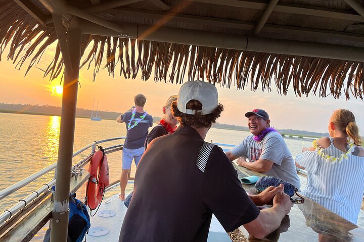 2-Hour Tiki Boat Tour in Folly Beach