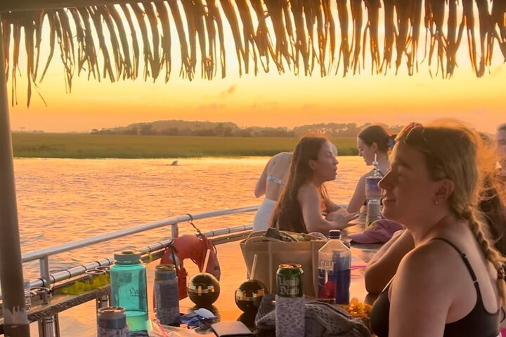 2-Hour Tiki Boat Tour in Folly Beach