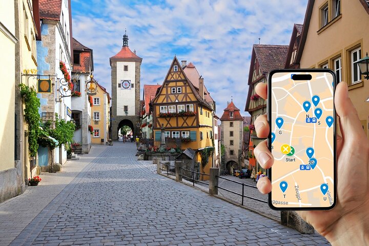 Self-guided scavenger hunt and city game in Rothenburg