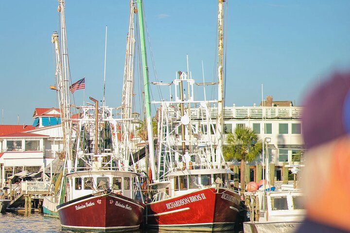 Semi Private Party Boat Cruise Shem Creek to Charleston Harbor
