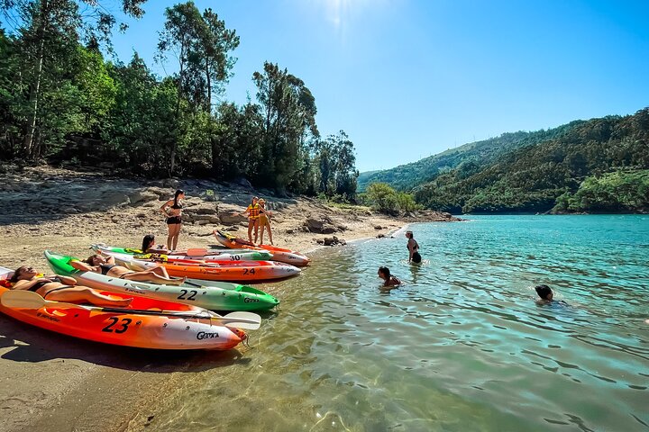Kayaking and Waterfall in Peneda-Gerês National Park from Porto