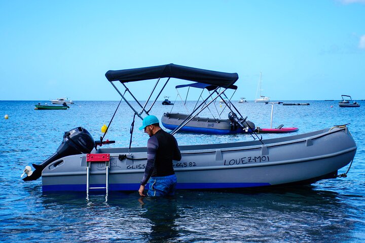 Boiling snorkeling boat rental in deshaies Guadeloupe