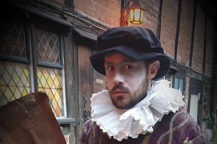 Tudor World Ghost Tour by Lantern light inside the building
