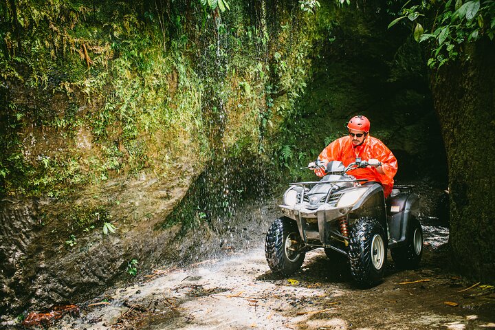Kuber ATV Bali through River, Rice Field, Tunnel and Waterfall