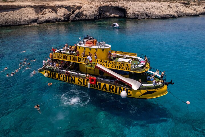 Glass Bottom Boat Dolphin Cruise to Blue Lagoon and Turtle Cove