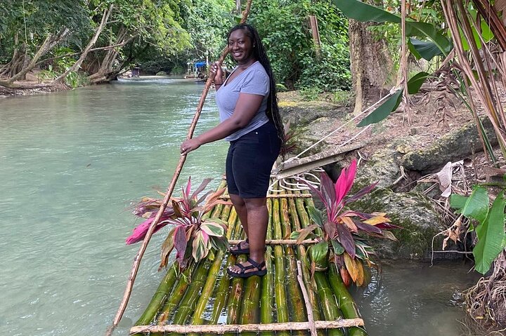 private Bamboo river rafting in ocho rios with transportation