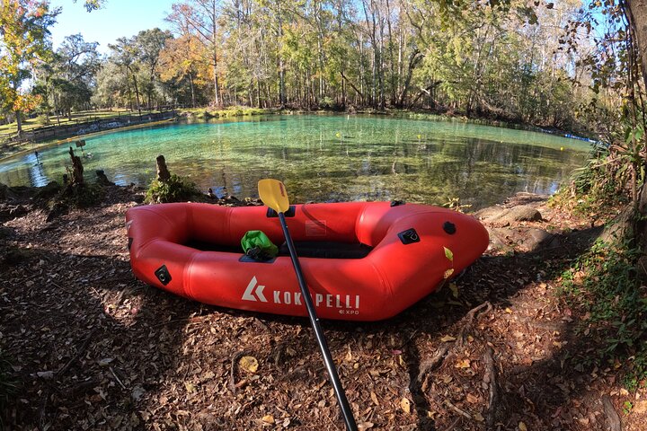 2 Hour Guided Clear Glass Bottom Kayak Tour Gilchrist Blue Spring
