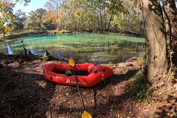 2 Hour Guided Clear Glass Bottom Kayak Tour Gilchrist Blue Spring