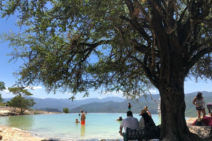 Hierve el Agua, Tule Tree, Mitla and Mezcal Distillery Tour