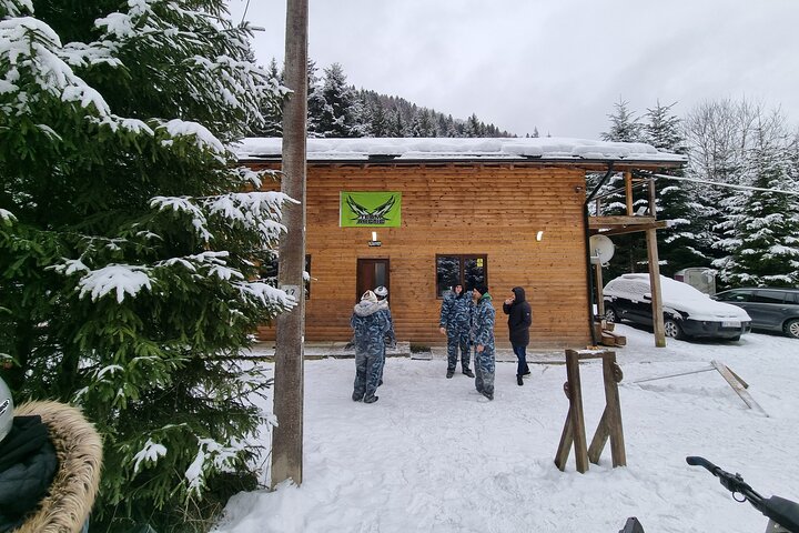 Day Tour from Bucharest-Carpathian Snowmobile Experience