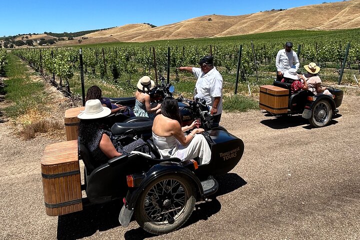 Vineyard Tour Paso Robles Sidecar Wine Adventure