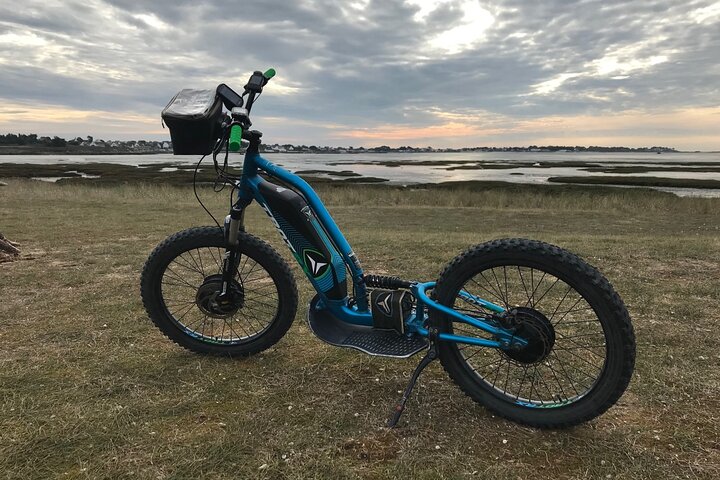 Off-road electric scooter-2h30 guided by GPS- "Carnac"