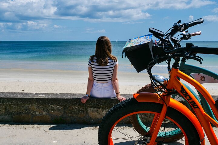 Electric Fatbike - 3H00 GPS-guided circuit"Carnac"