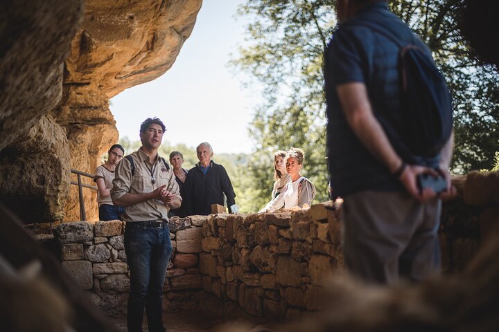 Visit of the Troglodytic Village of Madeleine