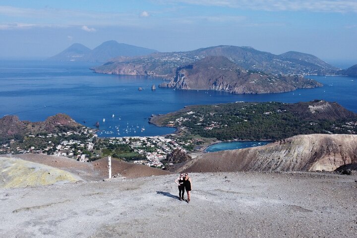 Trekking to discover the Great Crater of Vulcano