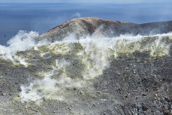 Trekking to discover the Great Crater of Vulcano
