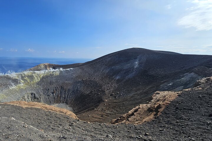Trekking to discover the Great Crater of Vulcano