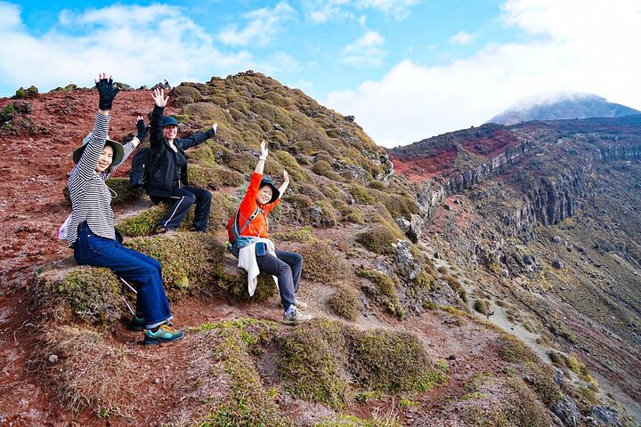 Active Volcano Hiking Tour: Mt. Shinmoe, Miyazaki–Kagoshima,Japan