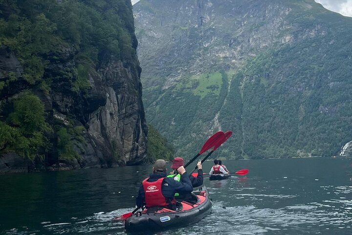 Kayak Tour with Waterfall Views in Geiranger