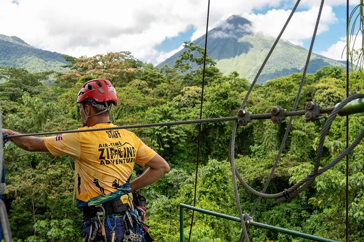 Zipline Tour in La Fortuna with Arenal Volcano Views