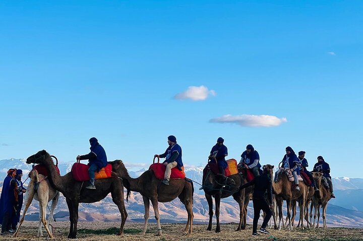 Camel Ride at Sunrise with Breakfast in Agafay Desert