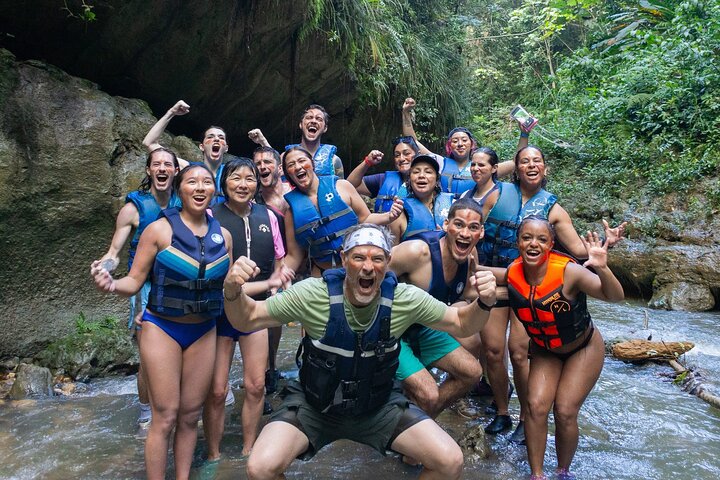 Cave, Waterfall and River Adventure in Charco Azul from San Juan