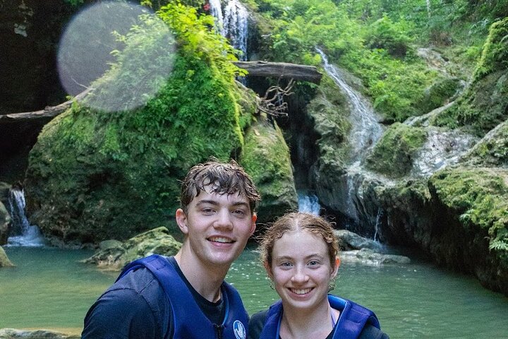 Cave, Waterfall and River Adventure in Charco Azul from San Juan