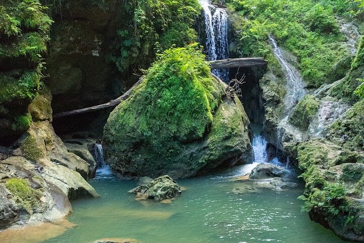 Cave, Waterfall and River Adventure in Charco Azul from San Juan