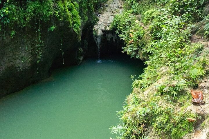 Cave, Waterfall and River Adventure in Charco Azul from San Juan