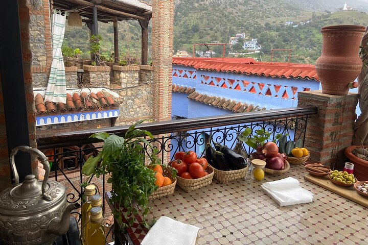 Chefchaouen Private Cooking Class with Mountain View