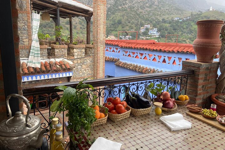 Chefchaouen Private Cooking Class with Mountain View