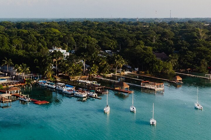 Sunset Sailing Tour in Bacalar with Outdoor Bar and Lunch