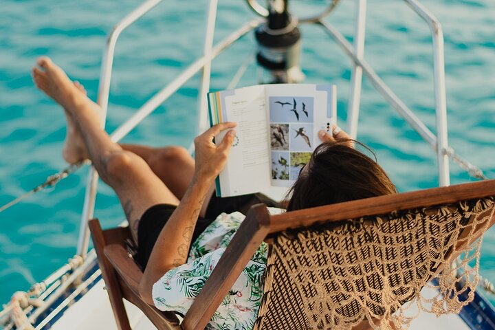 Sunset Sailing Tour in Bacalar with Outdoor Bar and Lunch