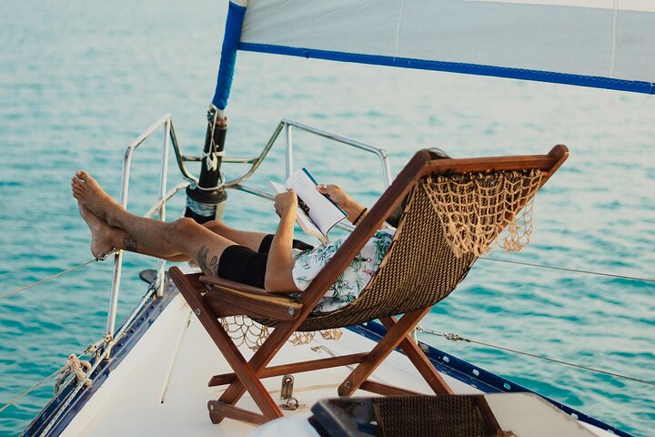 Sunset Sailing Tour in Bacalar with Outdoor Bar and Lunch