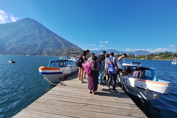 Lake Atitlan Guided Tour by Boat from Panajachel