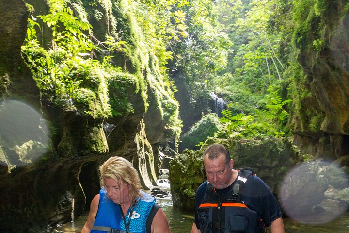 Cueva del Indio and Charco Azul Cave and Waterfall Adventure