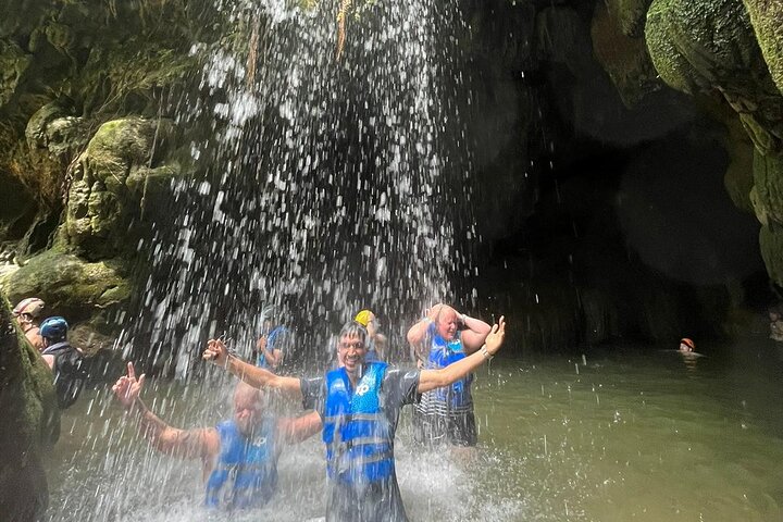 Cueva del Indio and Charco Azul Cave and Waterfall Adventure