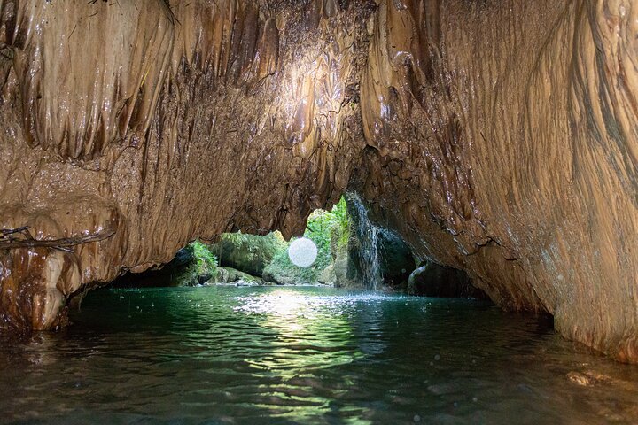 Cueva del Indio and Charco Azul Cave and Waterfall Adventure