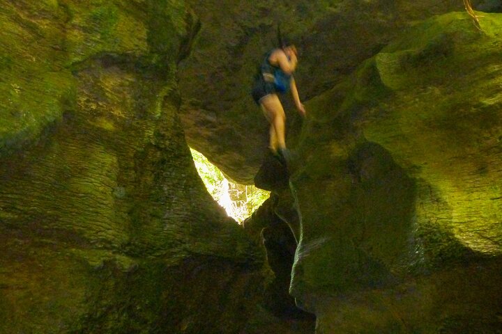Cueva del Indio and Charco Azul Cave and Waterfall Adventure