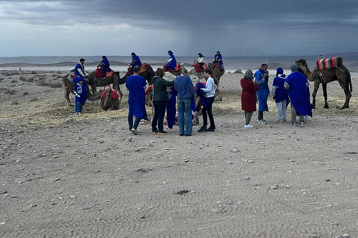 Camel Ride at Sunrise with Breakfast in Agafay Desert