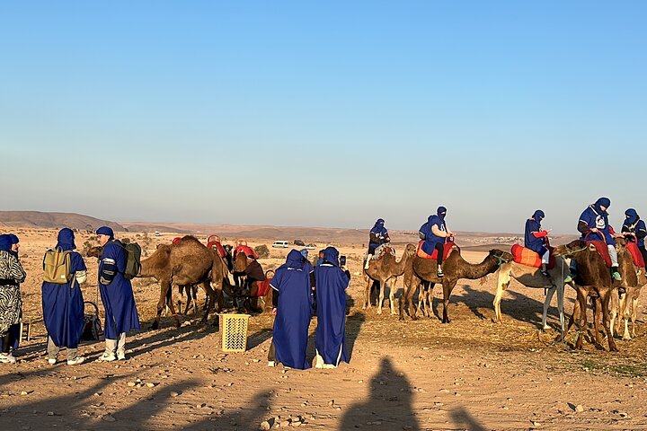 Camel Ride at Sunrise with Breakfast in Agafay Desert