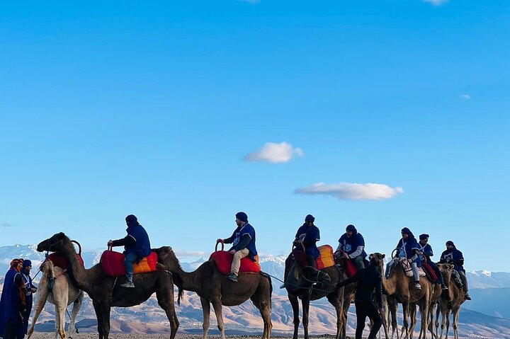 Camel Ride at Sunrise with Breakfast in Agafay Desert
