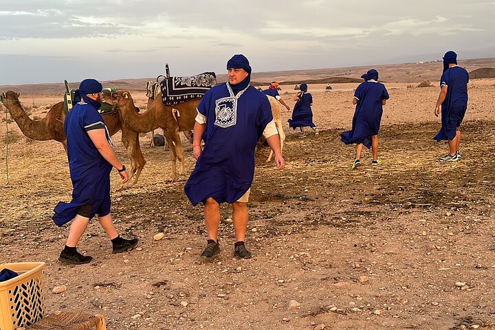 Camel Ride at Sunrise with Breakfast in Agafay Desert